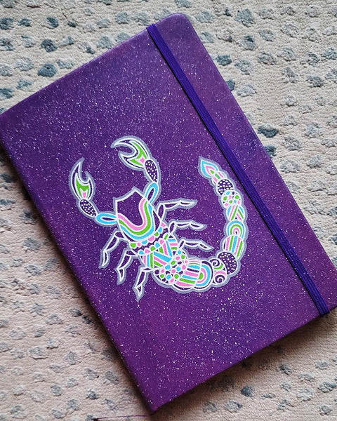 A Purple Galaxy Notebook