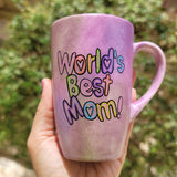 A Pastel Pink Mug with the words 