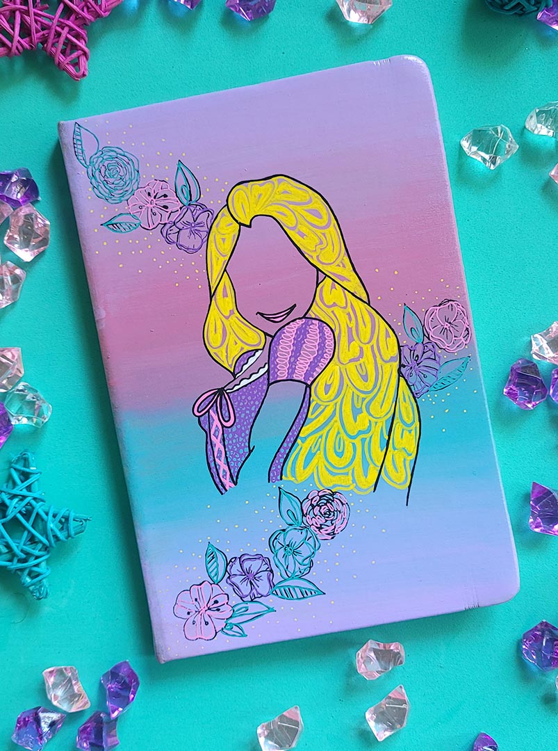 Long Hair Princess Notebook