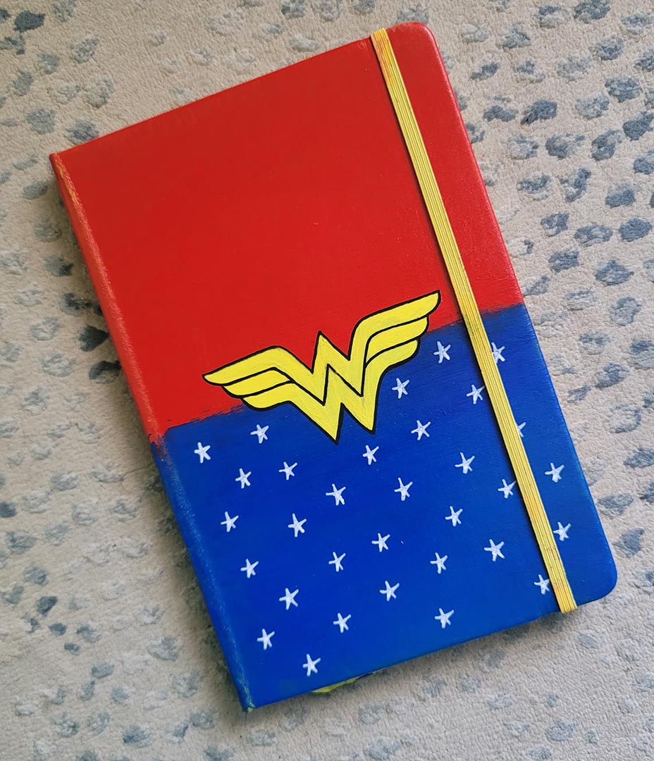 Woman notebook