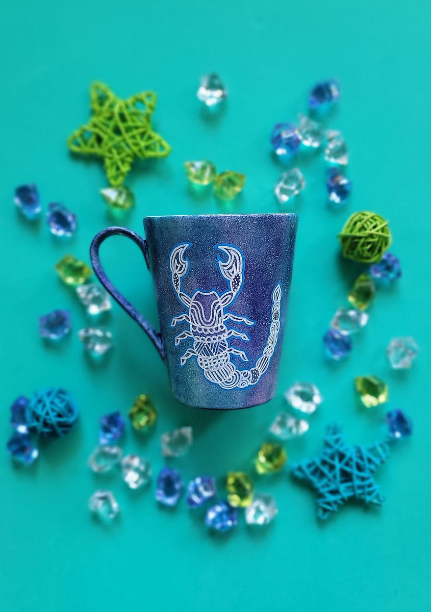 Scorpio Blue Mug