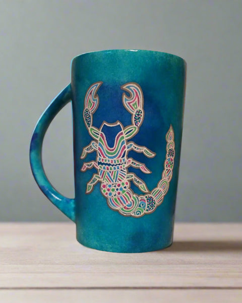 Scorpio Blue Mug