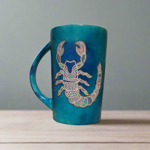 Scorpio Blue Mug