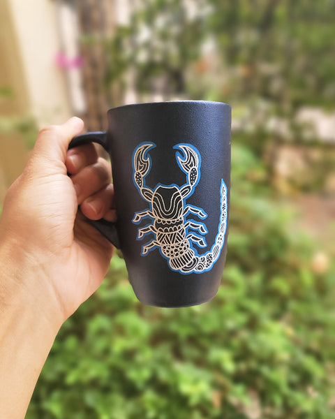 Scorpio Blue Mug