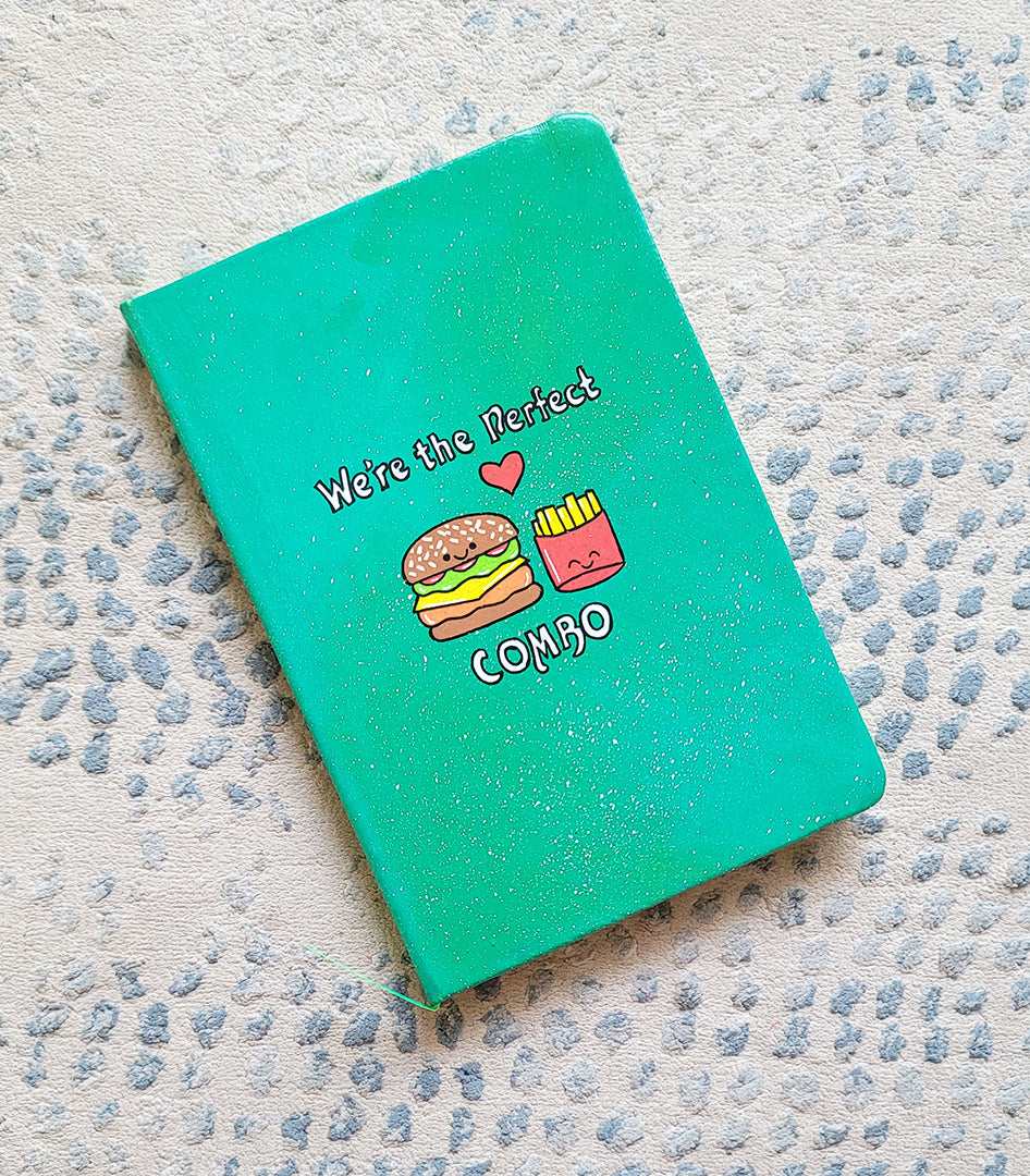 Burger and Fries Combo Notebook