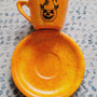 Pumpkin Cup and Saucer