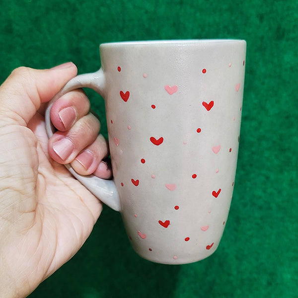 Red Hearts mug