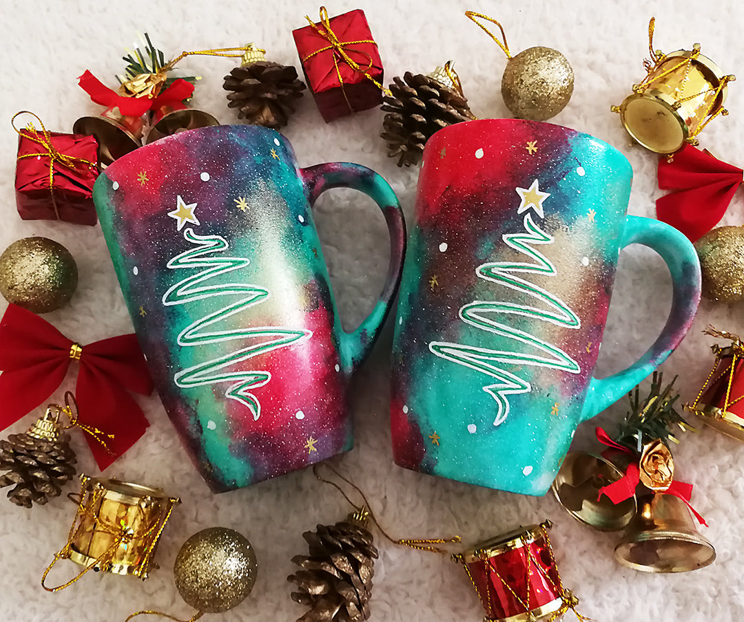 Reindeer Couple Mugs