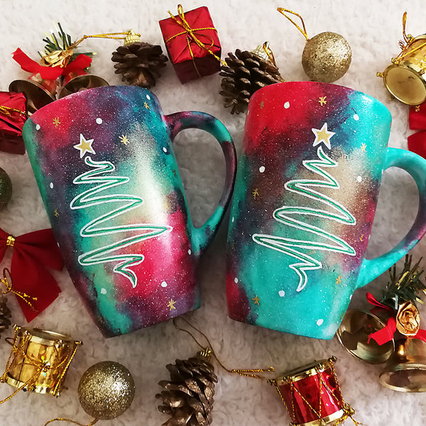 Reindeer Couple Mugs