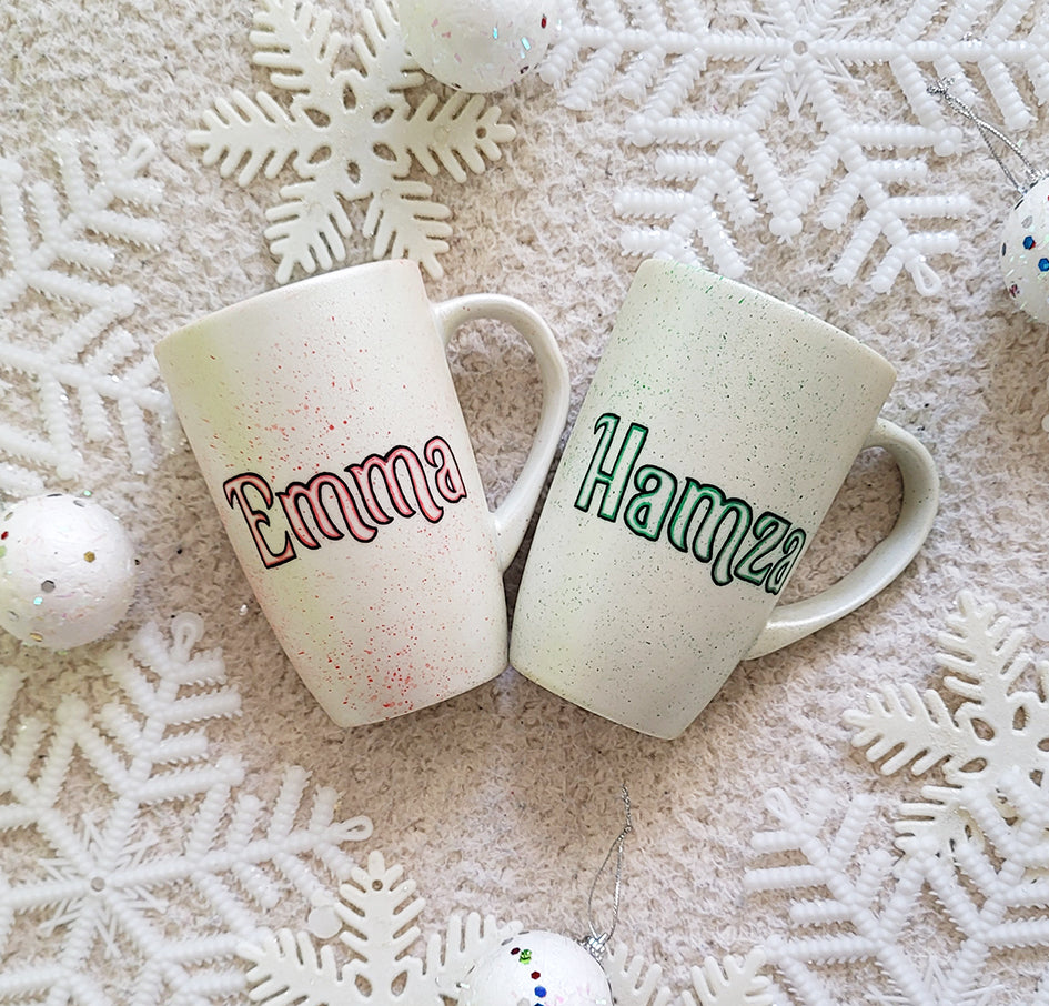 Snow Couple Mugs