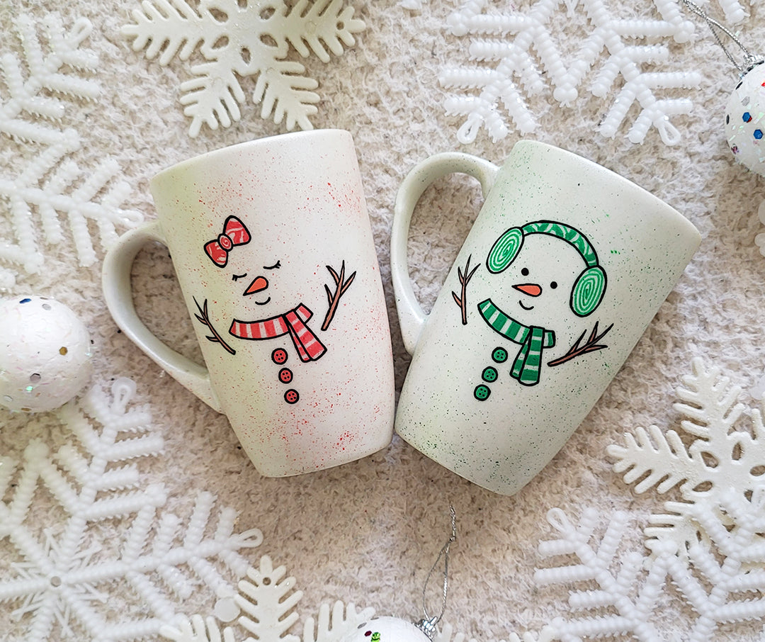 Snow Couple Mugs