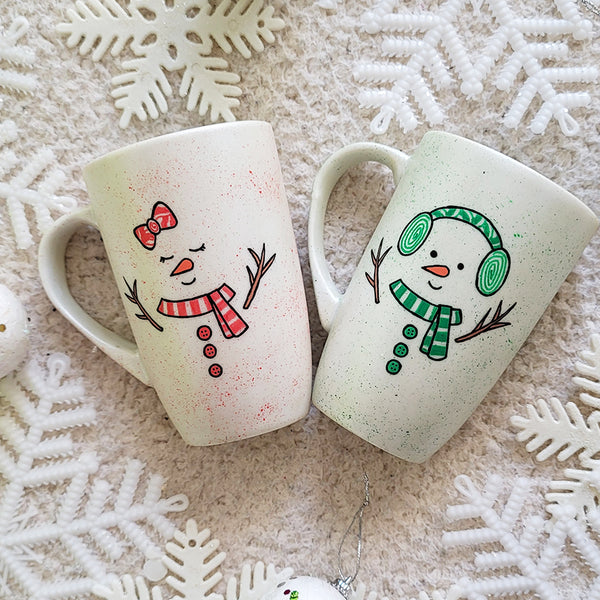 Snow Couple Mugs